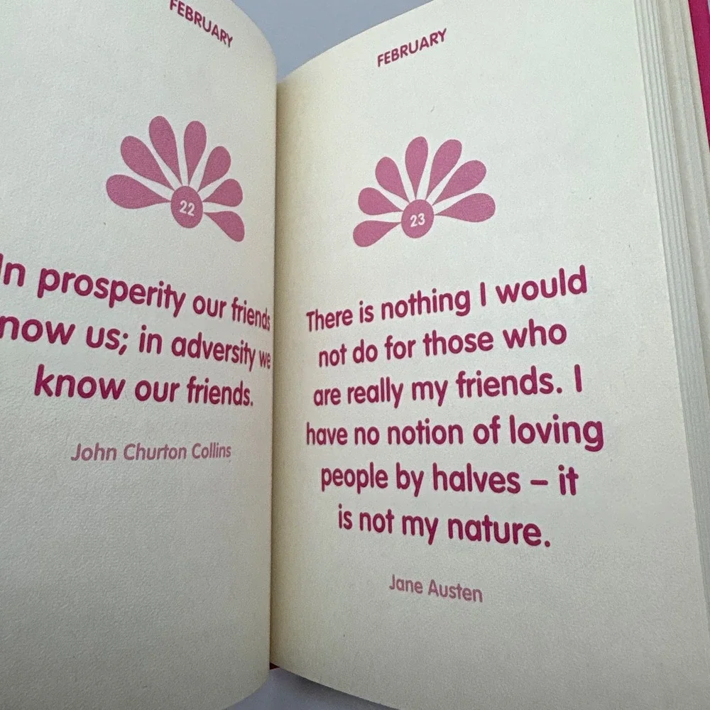365 Days of Friendship Book Lizzie‎ Cornwall Inspiration Quotes Gift BFF for Her
